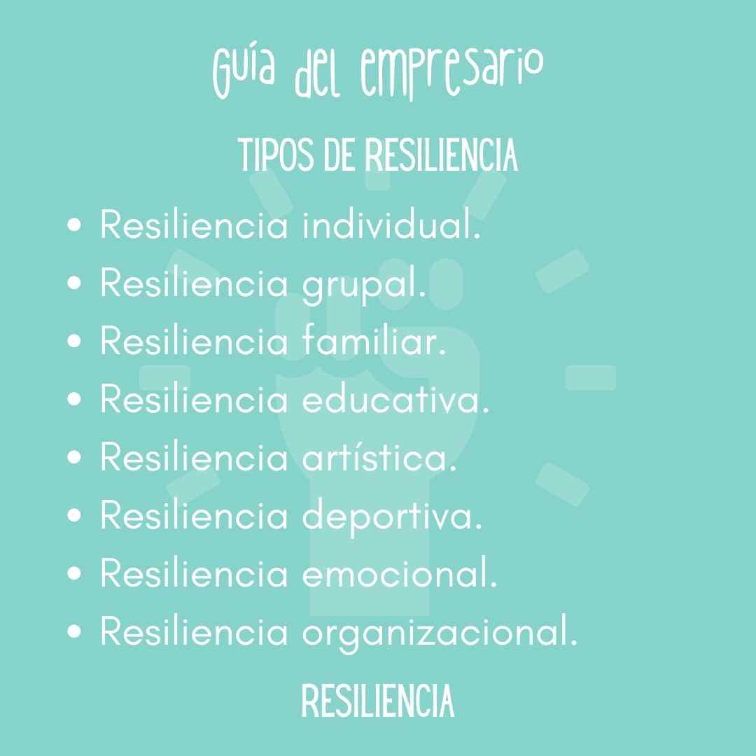 Tipos de resiliencia