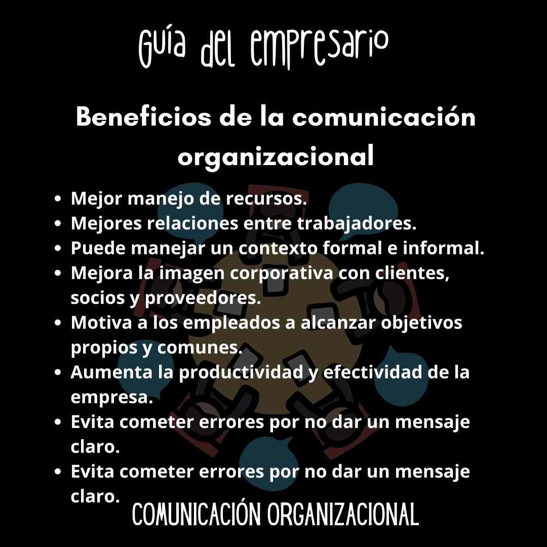 Beneficios de la comunicación organizacional