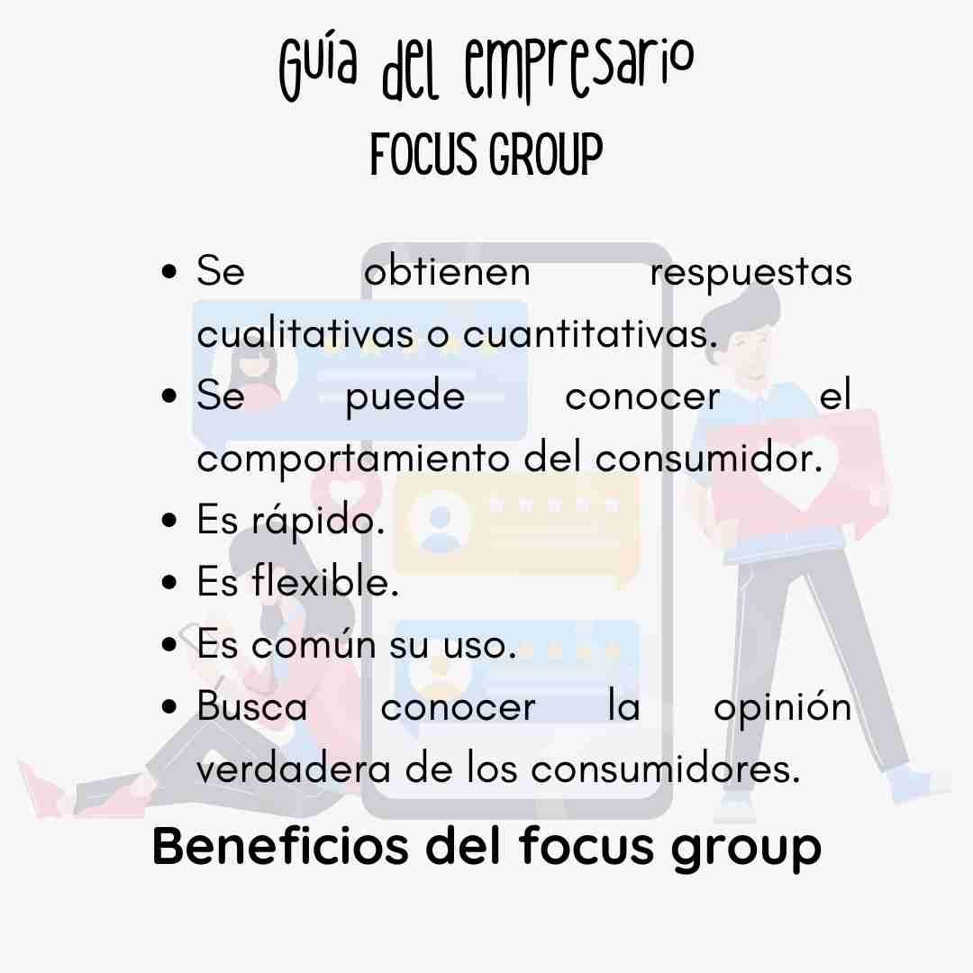 Ventajas del focus group