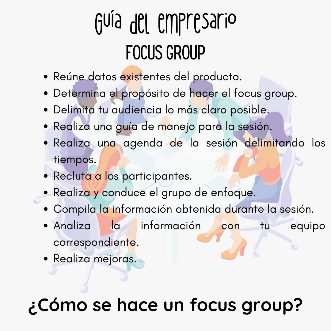 ¿Cómo se hace un focus group?