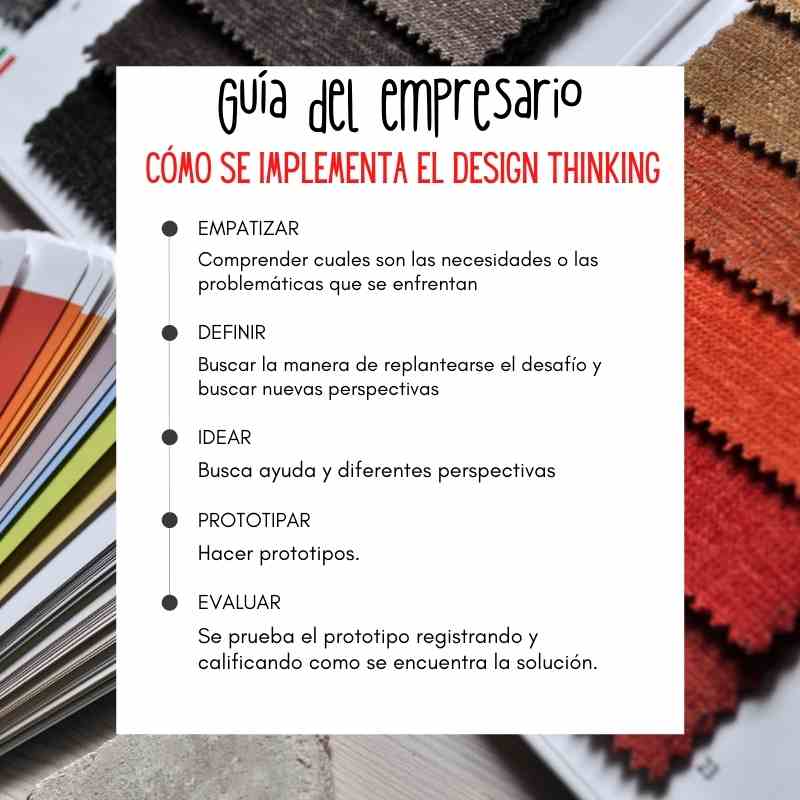 Cómo se implementa el design thinking