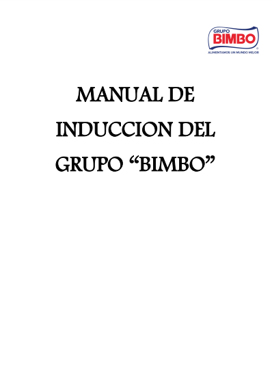 Manual de inducción Bimbo