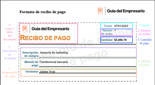 Formato Recibo De Pago Plantillas Excel Word Pdf 2024 8256