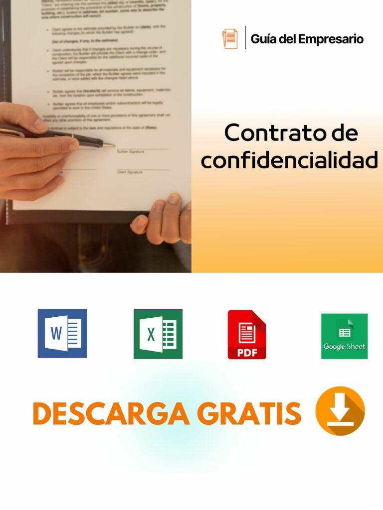 Contrato De Confidencialidad Plantillas, Word, PDF【 2024