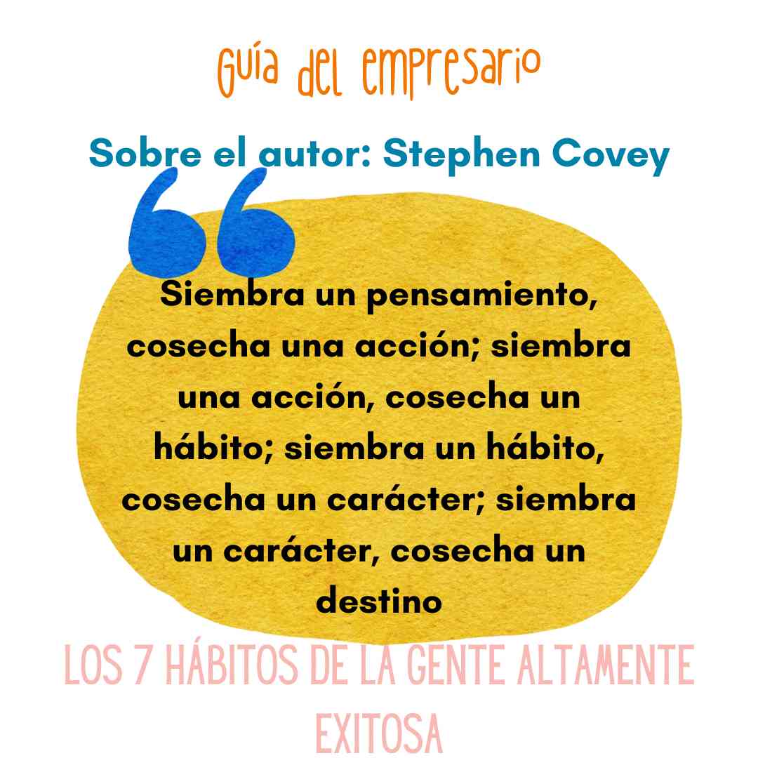 Sobre el autor: Stephen Covey
